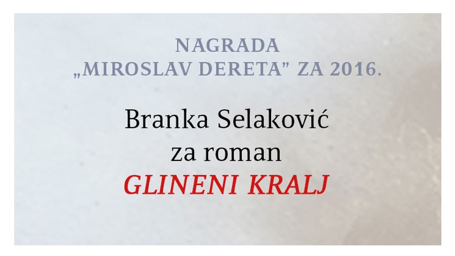 Dobitnik nagrade &quot;Miroslav Dereta&quot; književnica Branka Selaković